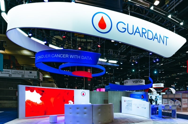 30x40 ASCO exhibit design company example at McCormick Place Convention Center