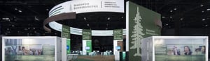 Custom ASCO trade show exhibit and large-scale booth design for ASCO 2027