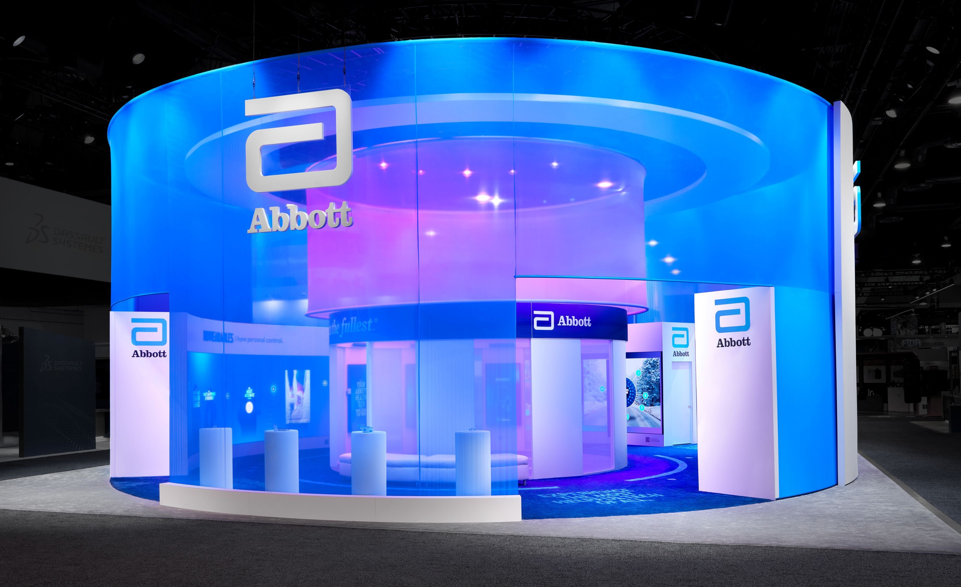 50x50 custom CES trade show booth design by Catalyst Exhibits