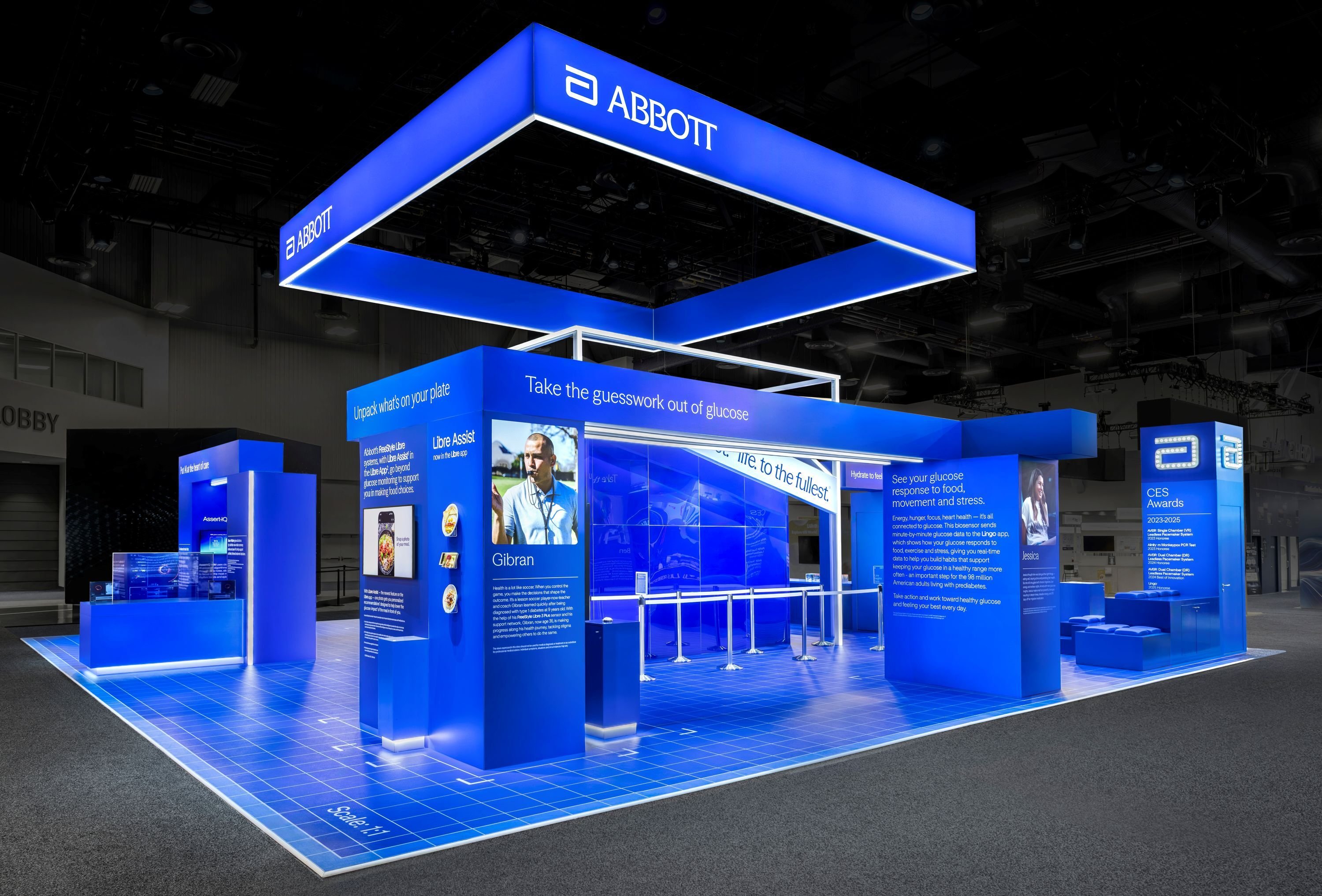 CES booth custom exhibit services for technology exhibitors