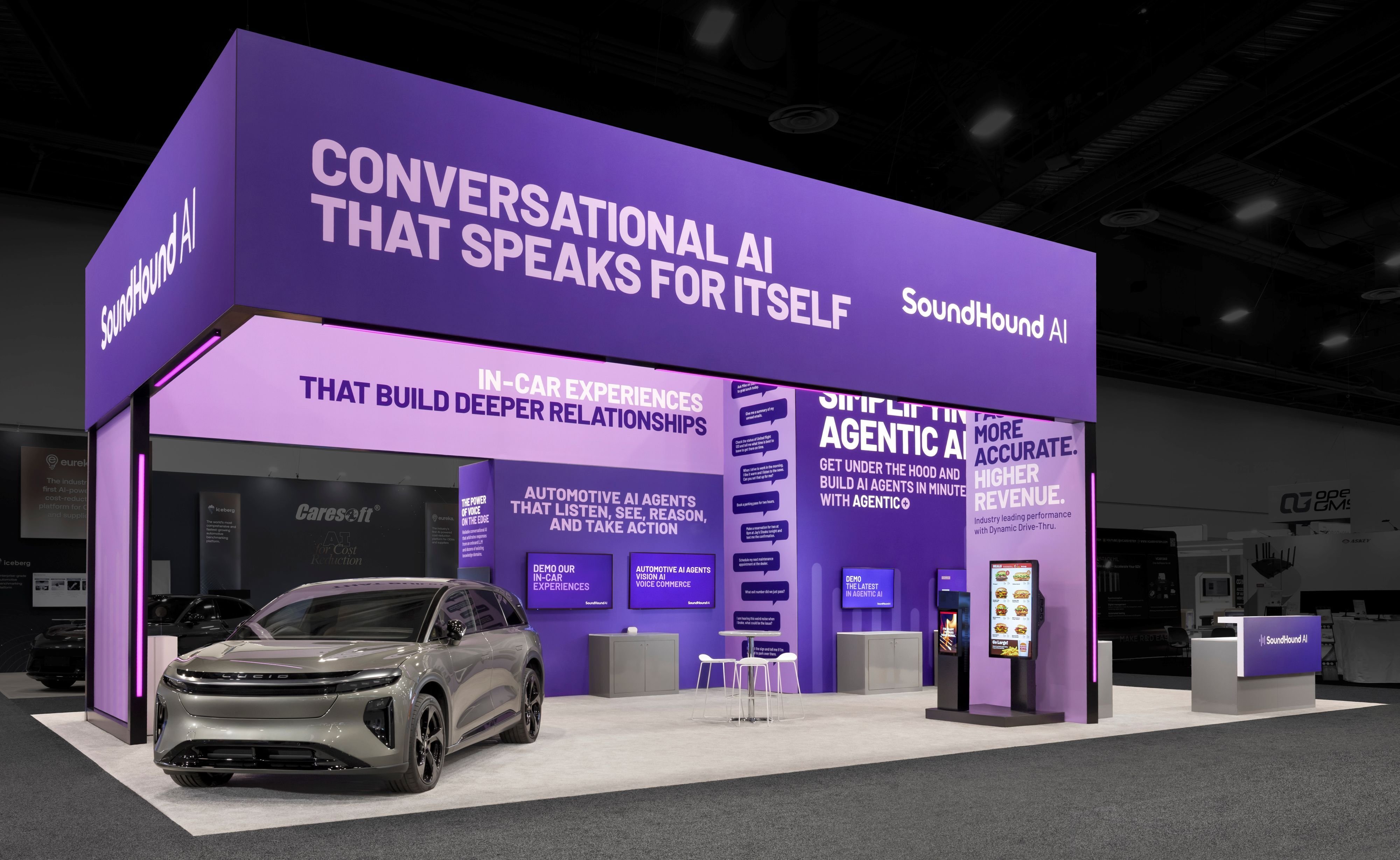 30x50 CES exhibit design company example at Las Vegas Convention Center