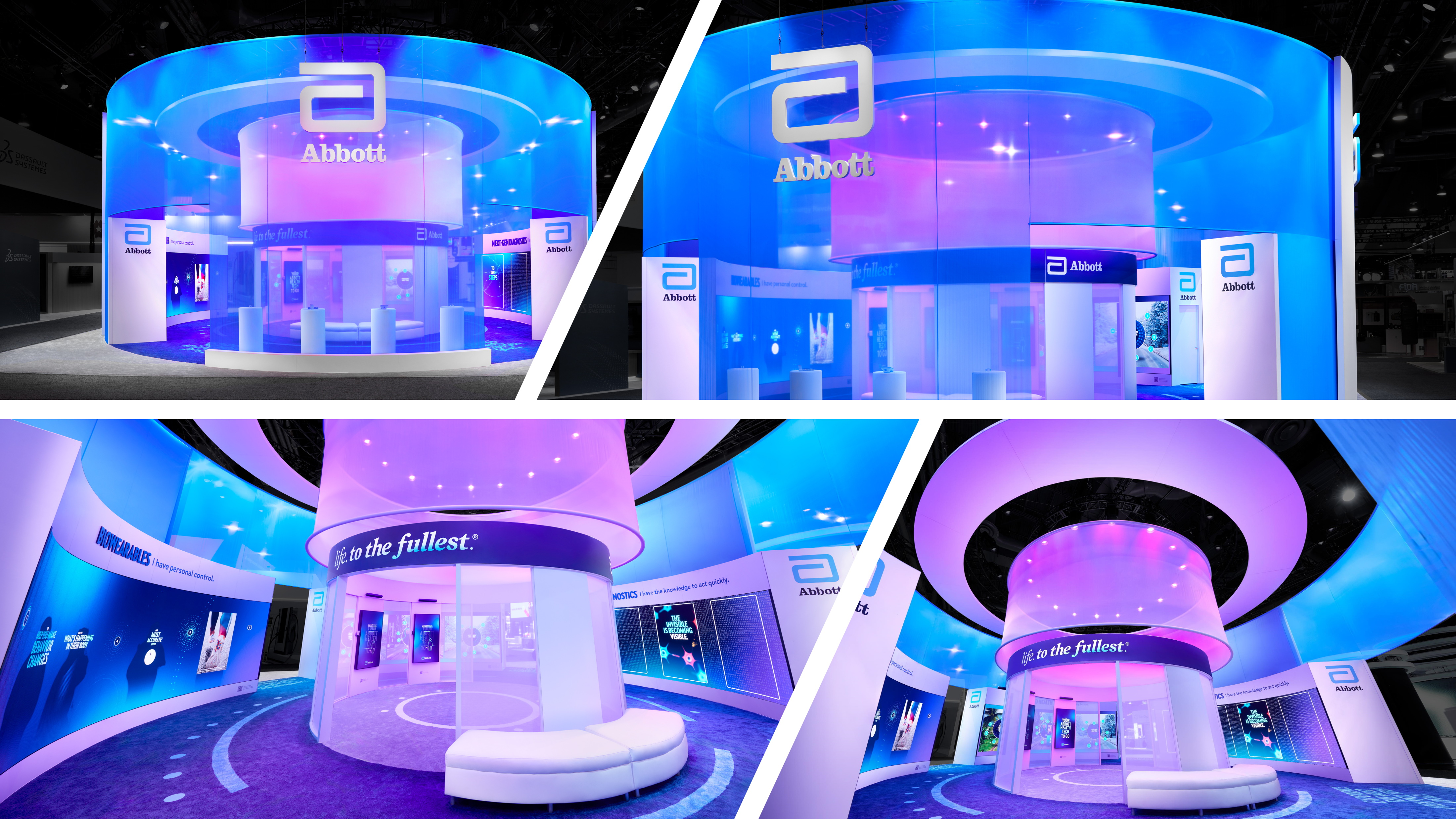 Abbott Trade Show Exhibit at 2024 CES Show