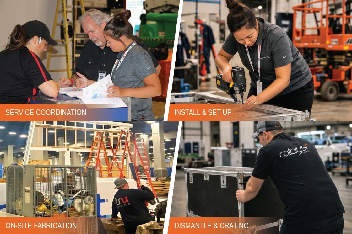 Orlando trade show exhibit company logistics and booth installation for the Orange County Convention Center Orlando trade show exhibit company logistics and booth installation for the Orange County Convention Center