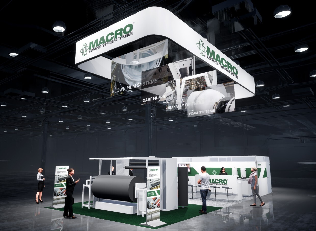 20x40 custom NPE trade show booth design by Catalyst Exhibits